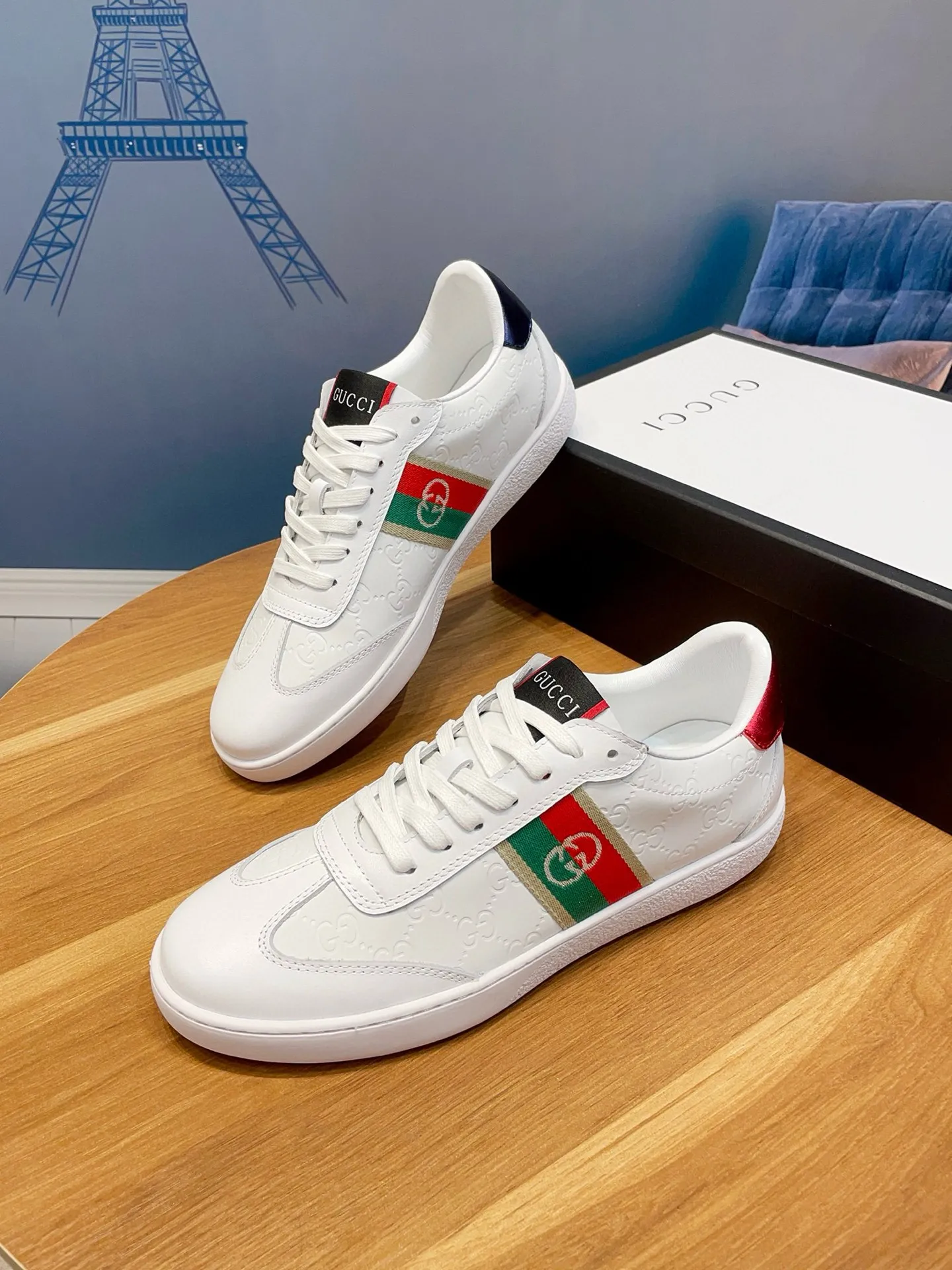 Men's clothing and shoes: 380💰New styles are here again! [Gucci Sports Men's Shoes] Gucci fashionable casual men's shoes🇨🇳Original 1:1 mold, new model debuts first💯Not high-profile but avant-garde, simple, low-key and fashionable, super versatile style🌿Made of original cowhide➕Sheepskin lining🎋The version is comfortable on the feet, first-class workmanship🍍Number: 38-44, customized 45